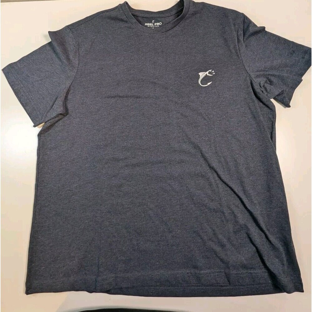 Reel Pro Fishing Shirt Size XL Fishing Hook Design